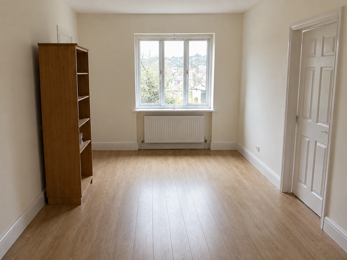 Same room after clearance and cleaning